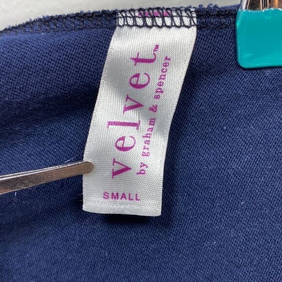 Velvet by Graham & Spencer V Neck Banded Waist Midi Dress Small - Picture 3 of 7